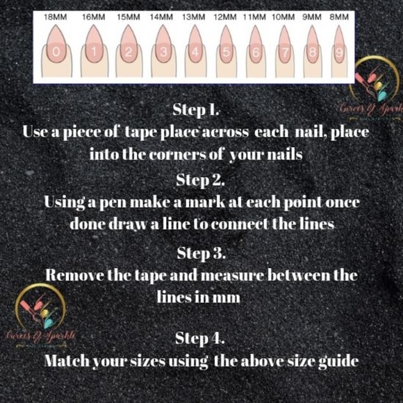 *I like that* Reusable Press on /Custom Nails Set - Picture 5 of 6